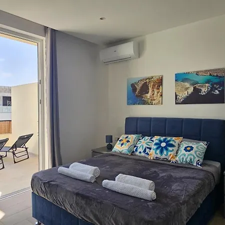 דירה Sea Breeze Penthouse And Terrace Qawra *